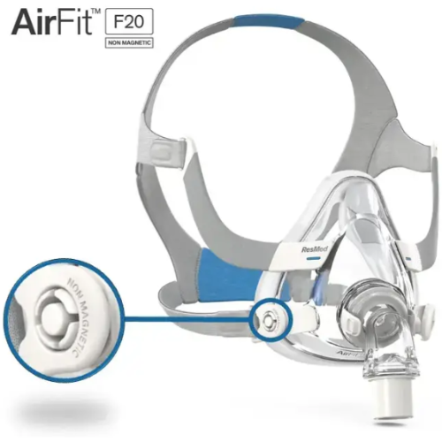 ResMed AirFit™ F20 Full Face CPAP Mask with Headgear (Non Magnetic)