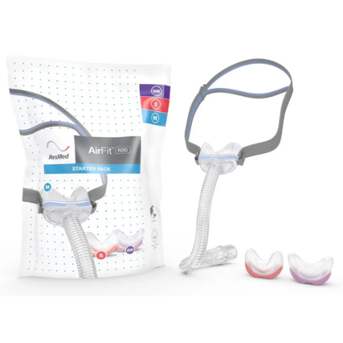 ResMed AirFit™ N30 Nasal CPAP Mask with Headgear - Starter Pack - sleeptech